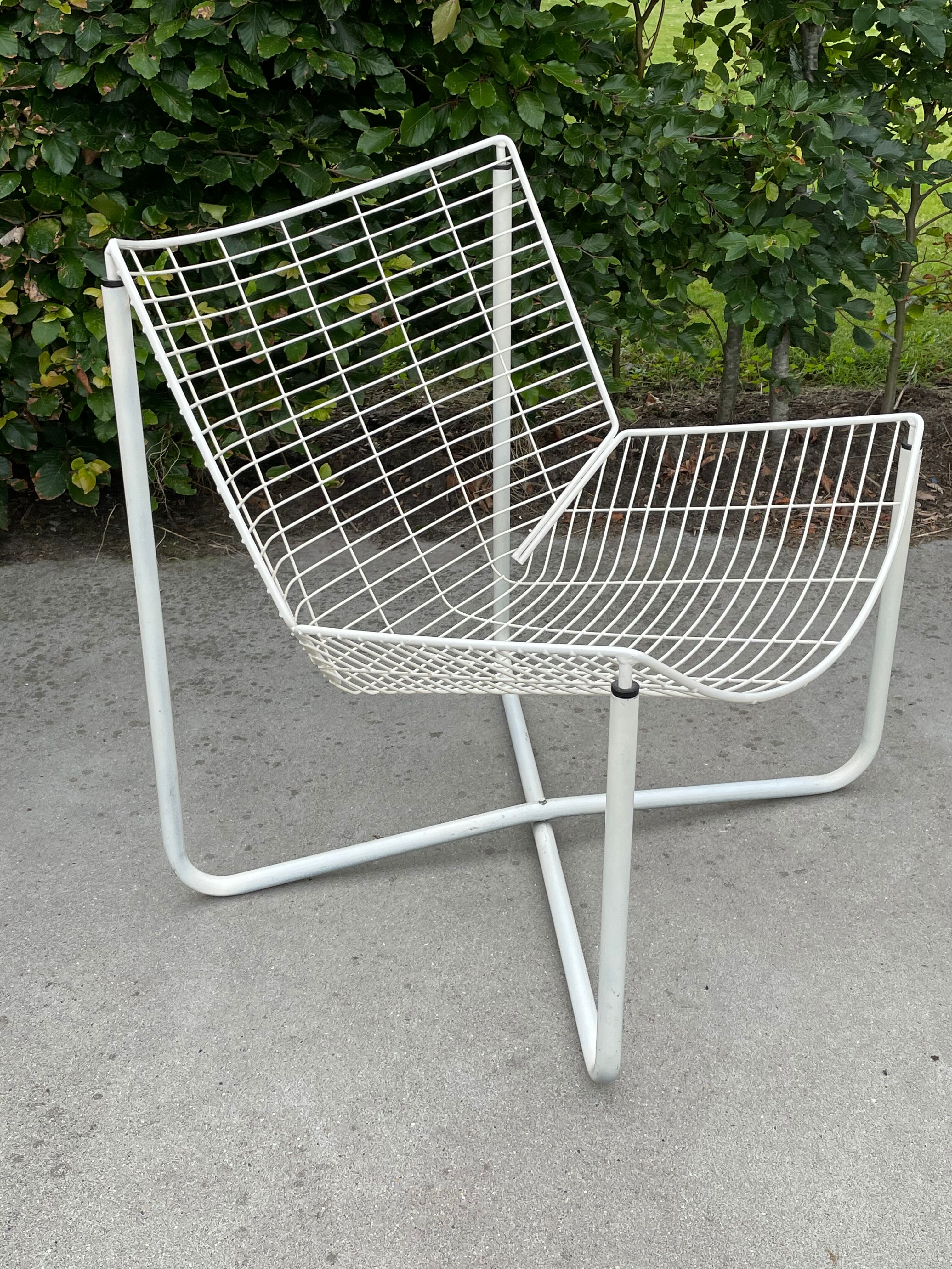 Vintage Niels Gammelgaard Jarpen chair white Ikea
