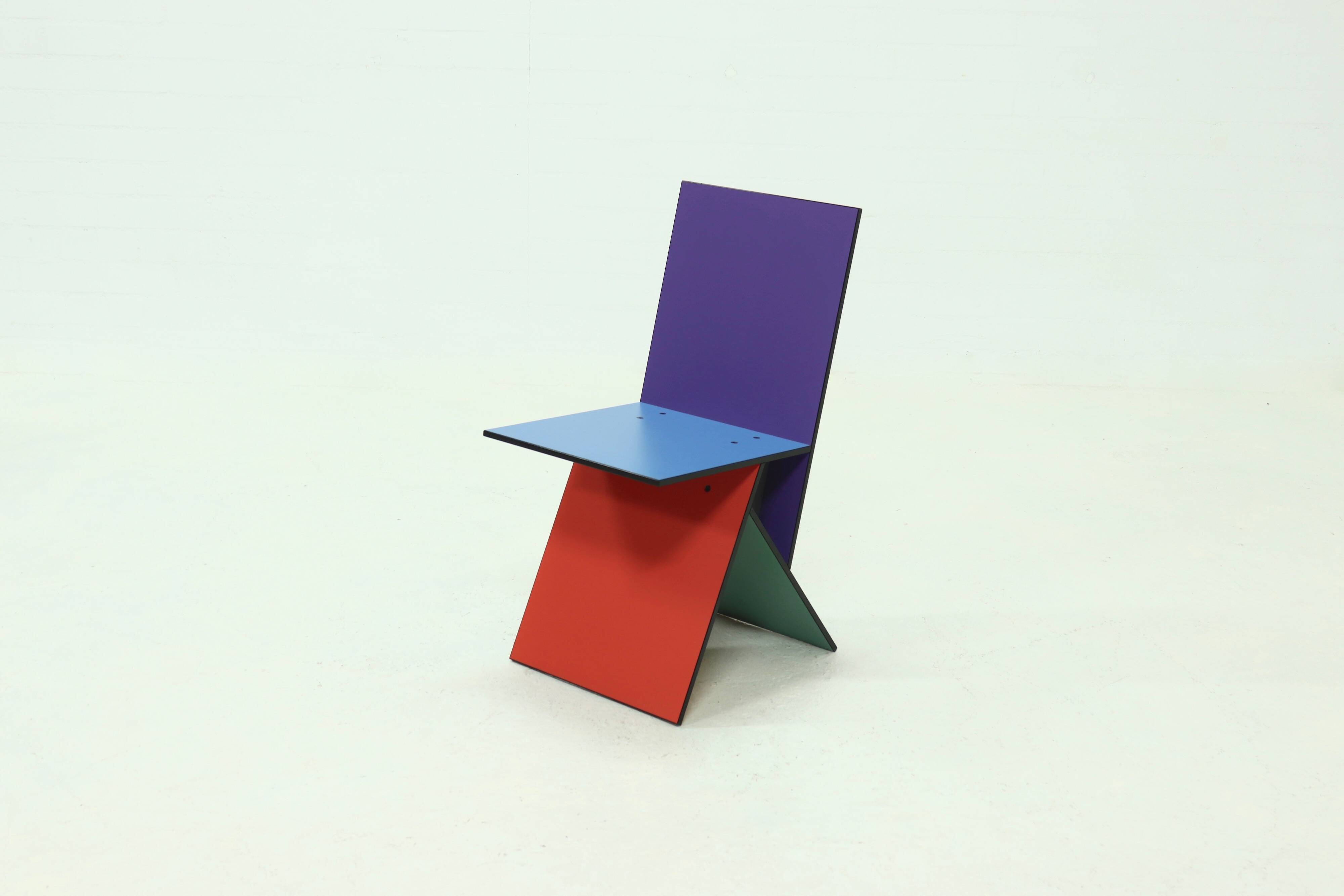 Rare chaise Verner Panton Vilbert pour IKEA années 1990