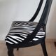 Chaise gondole style empire