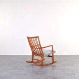 Oak ML33 Rocking Chair by Hans J. Wegner for A/S Mikael Laursen, 1950s