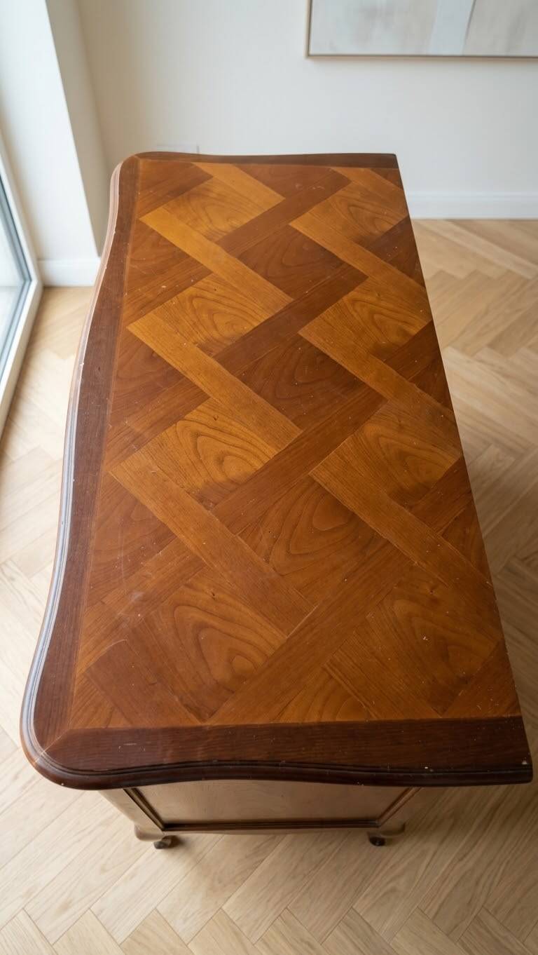 Wooden chest of drawers