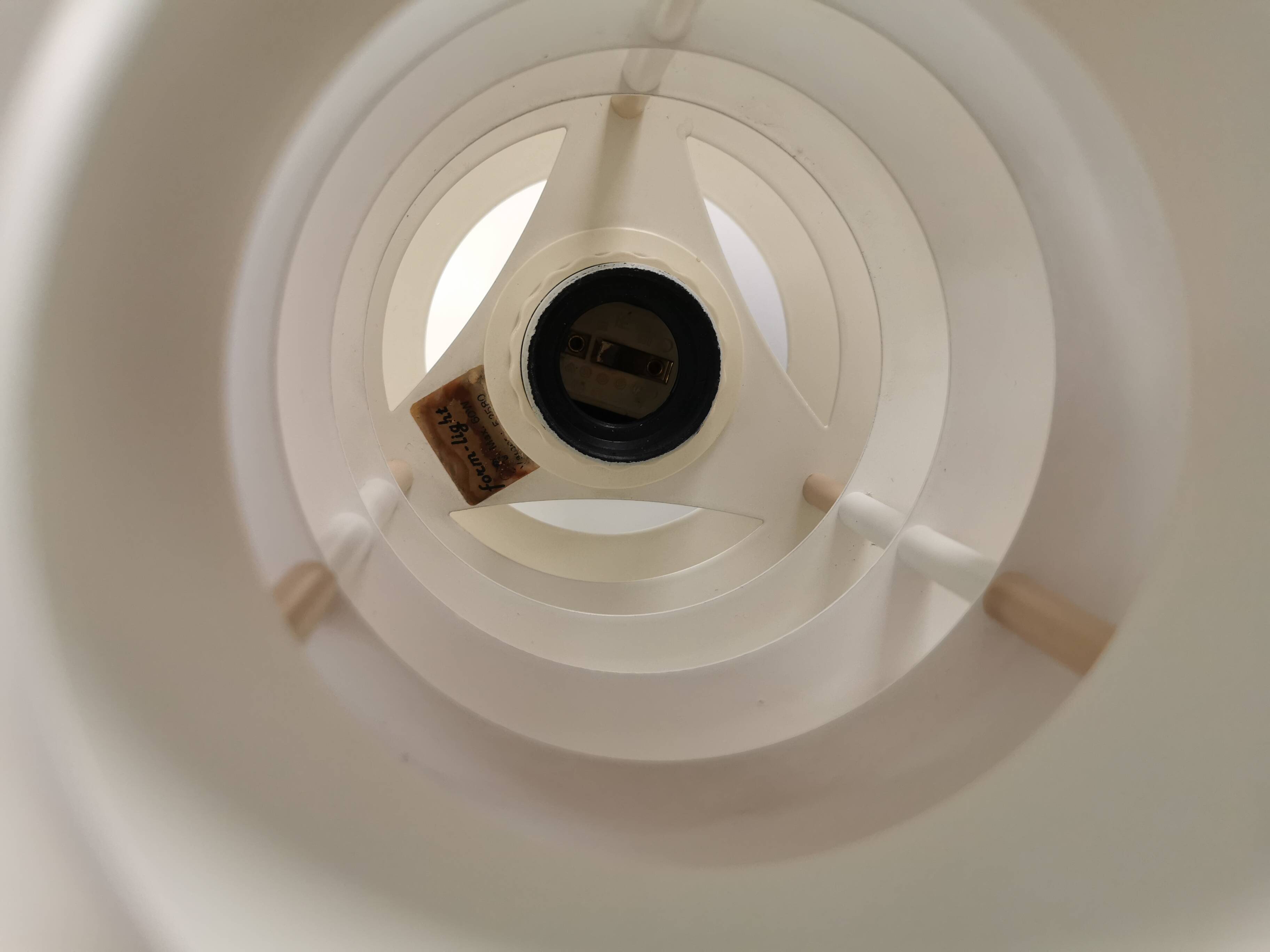 Hanging lamp from the 1980s, Danish and produced by Form-Light.