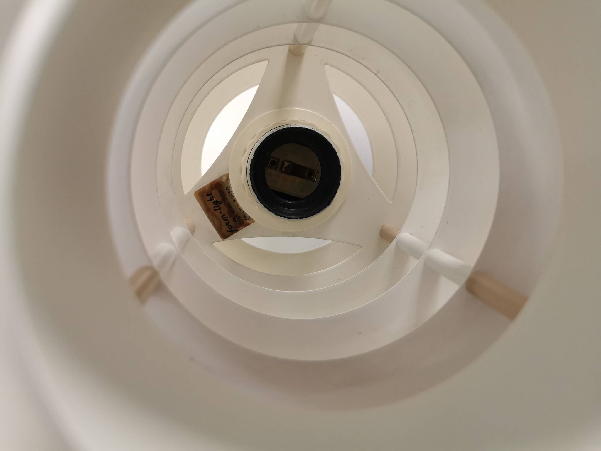 Hanging lamp from the 1980s, Danish and produced by Form-Light.