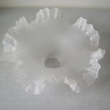 Old lampshade corolla ceiling lamp glass 25 cm