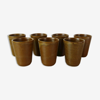 7 CSR stoneware glasses or cups