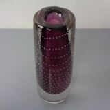 Glass vase by Gunnel Nyman for Nuutajärvi Notsjö, Finland, 1940s.