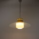 Mid-Century Glass Chandelier, 1970s