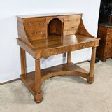Rare Property Desk, in Walnut, Empire Period – Early 19th Century