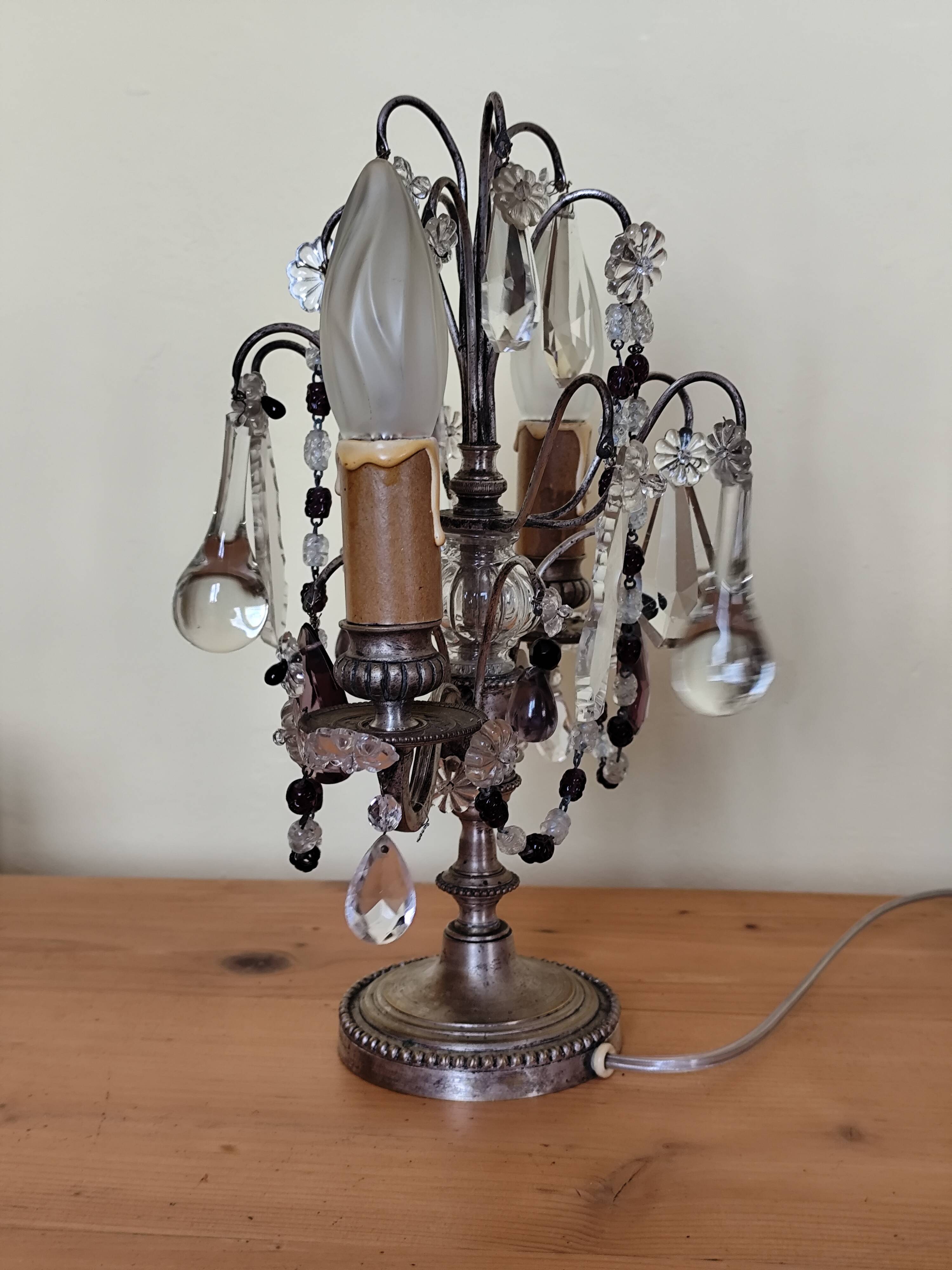 Pair of candelabra lamps