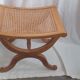 Dagabert tabouret, rattan - tamarin Reunion Island