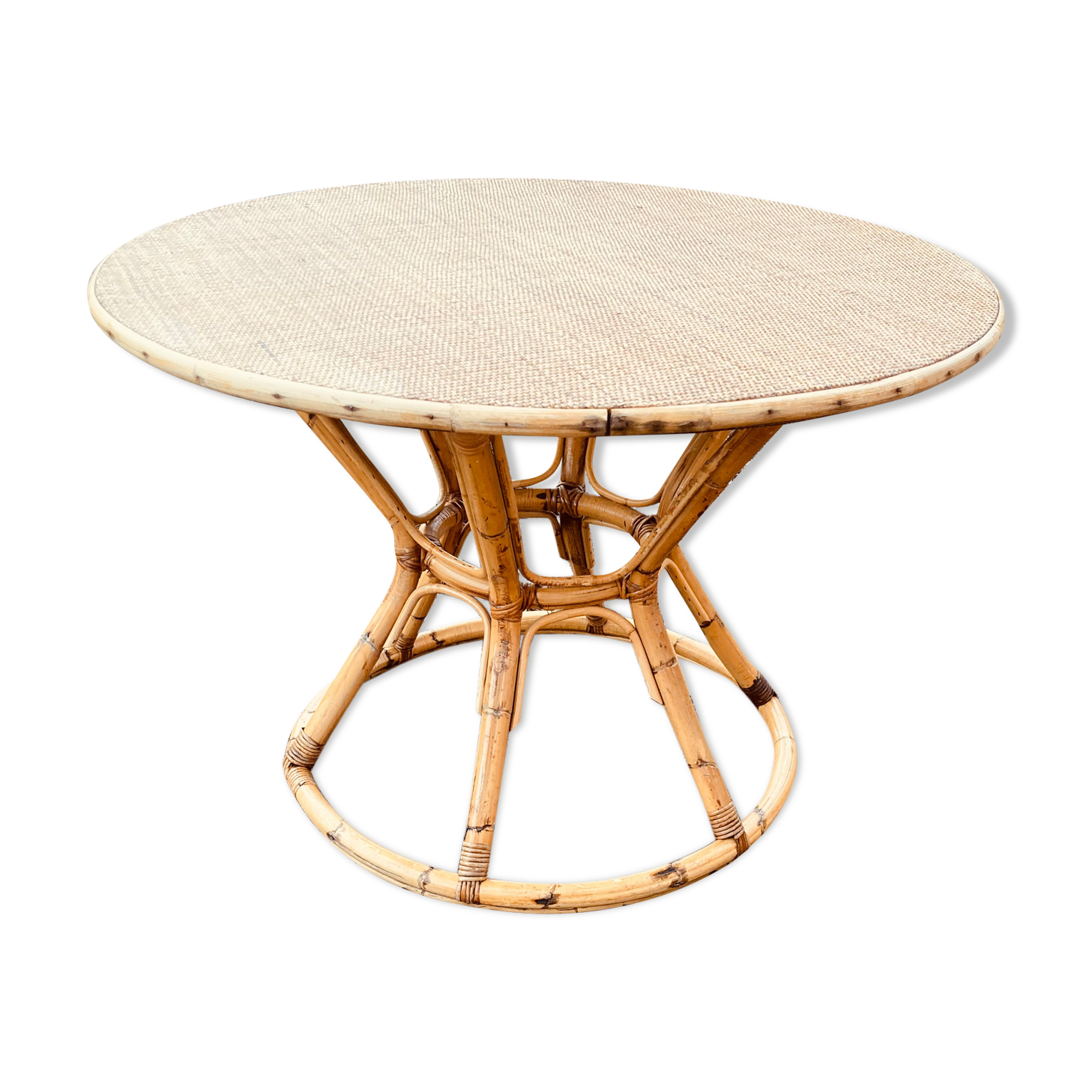 Table en rotin