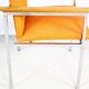 Danish orange chair by Sigvard Bernadotte for France & Søn 1970s