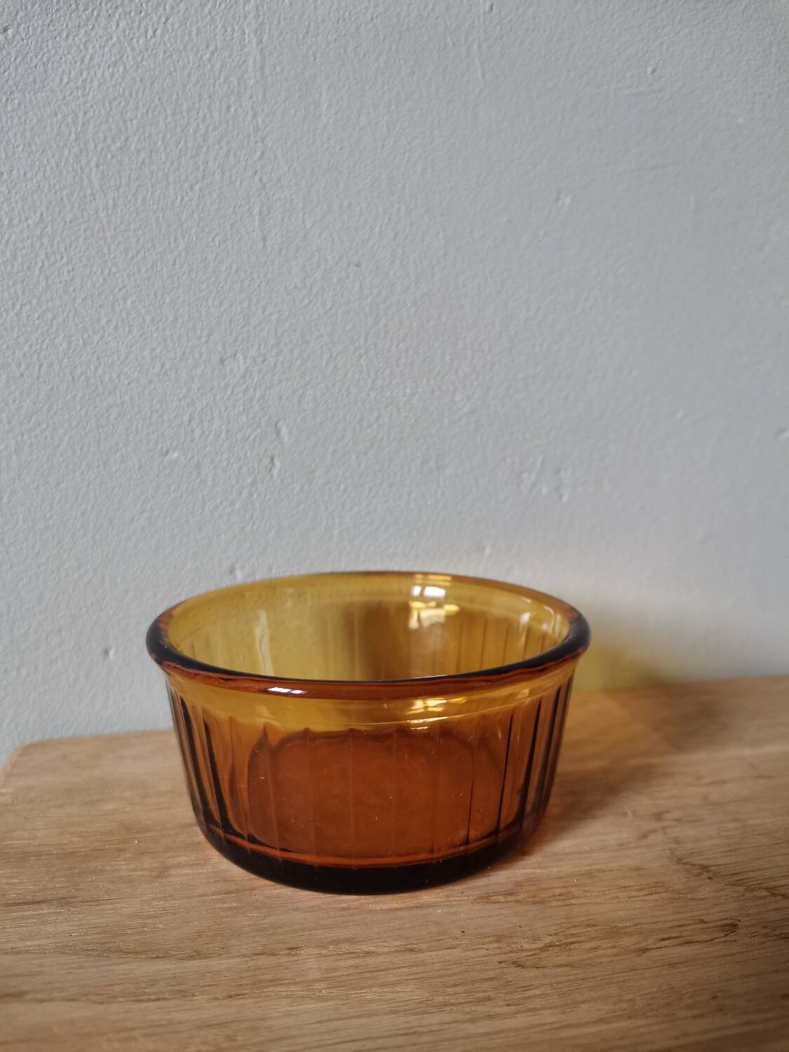 Duralex France Vintage yellow ramekin bowl