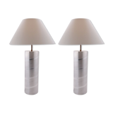 Tube lamps in aluminum 1970