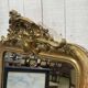 Miroir Louis XV fin XIXème en bois doré