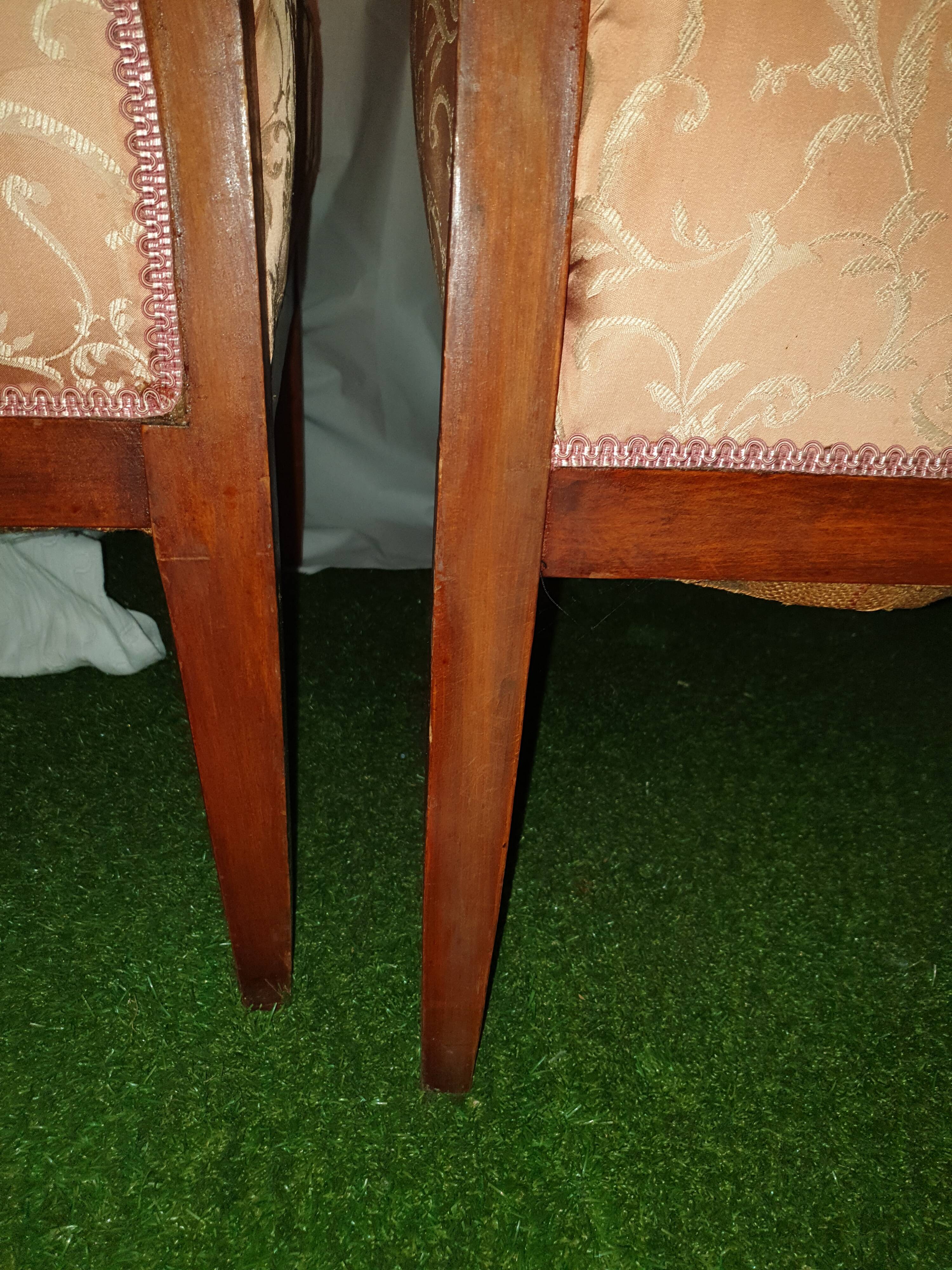 Paire de bergère art deco