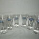 Lot 6 verres pastis duval bistrot publicitaire