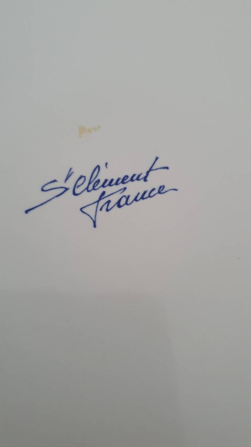 Flowery pie dish - Saint Clément