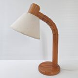 Vintage pine lamp for Solbackens Svarveri, 1970s