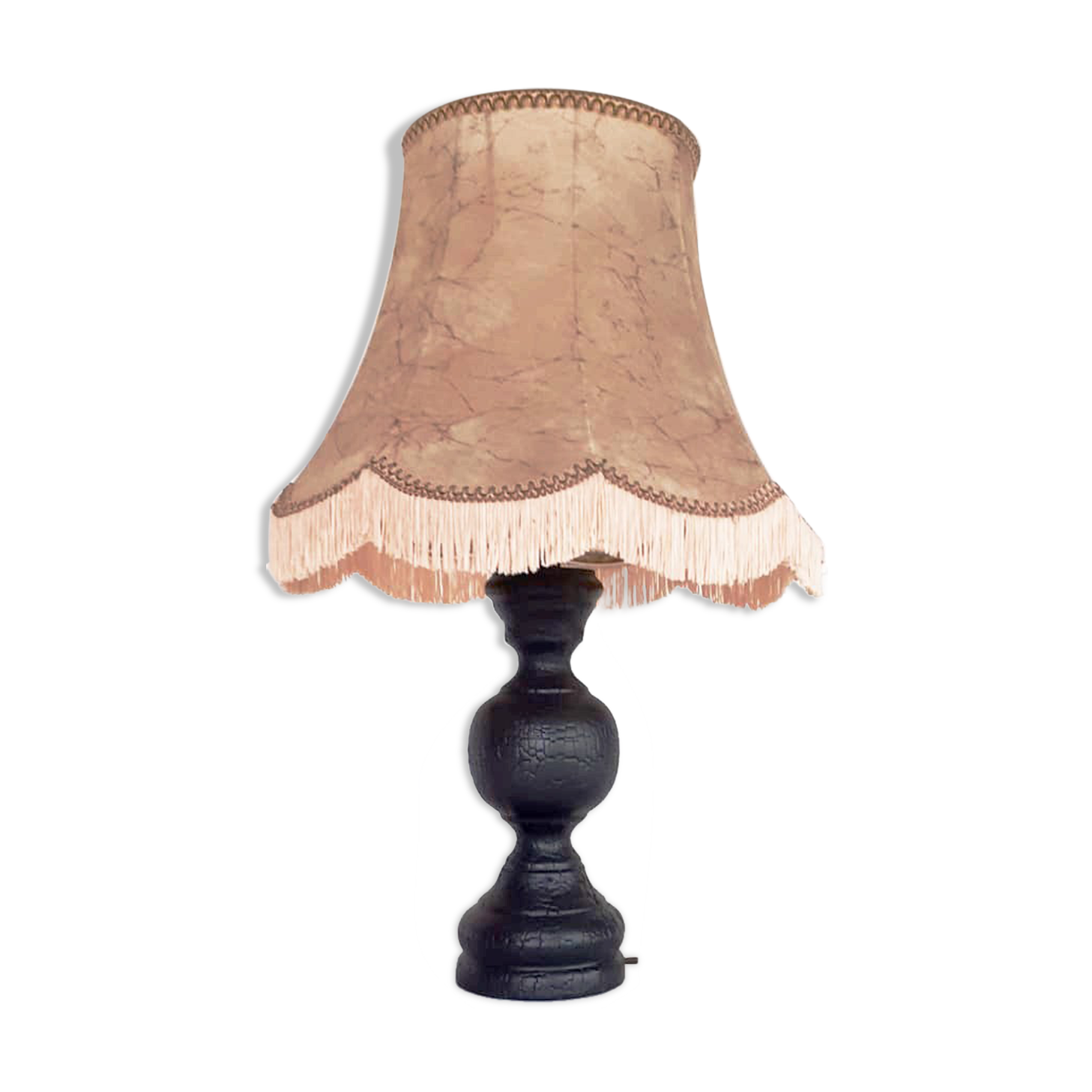 Shou Sugi Ban Maud Supplies burnt bedside lamp