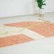 Tapos beni ouarine rose marocain 250cmx150cm