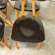 Set of 6 restored Luterma "banana" chairs