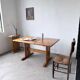 Mountain furniture table made of solid pine