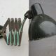 Accordion lamp 1950 push button on base