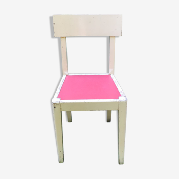 Chair in wood and formica