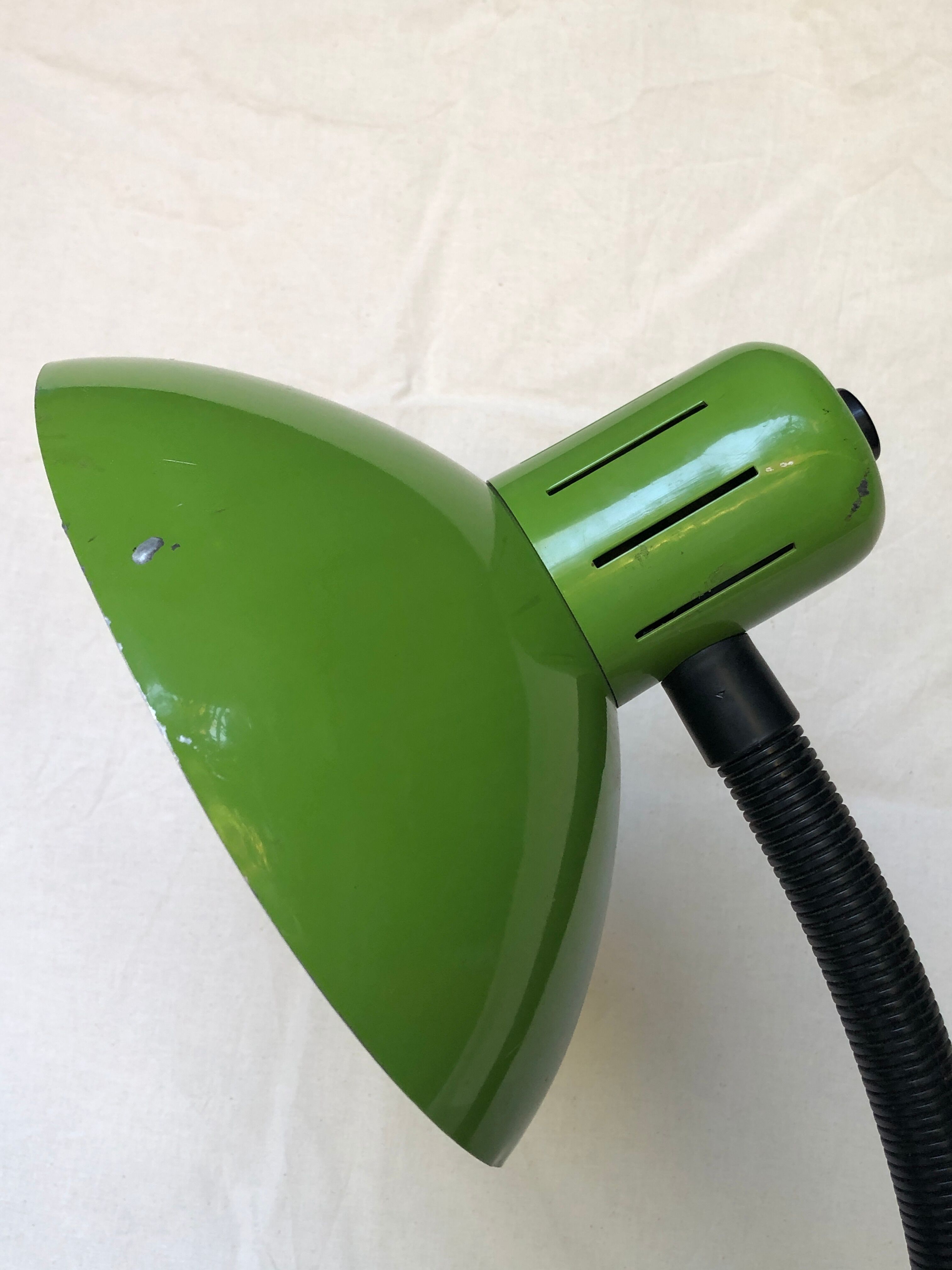 Desk lamp Veneta Lumi green, 70s / 80s