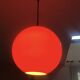 Suspension in red opaline, 1970s