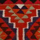 Vintage Orange & Blue Tribal Kilim Runner Rug, 95x320Cm