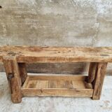 Antique workbench bathroom furniture or side table