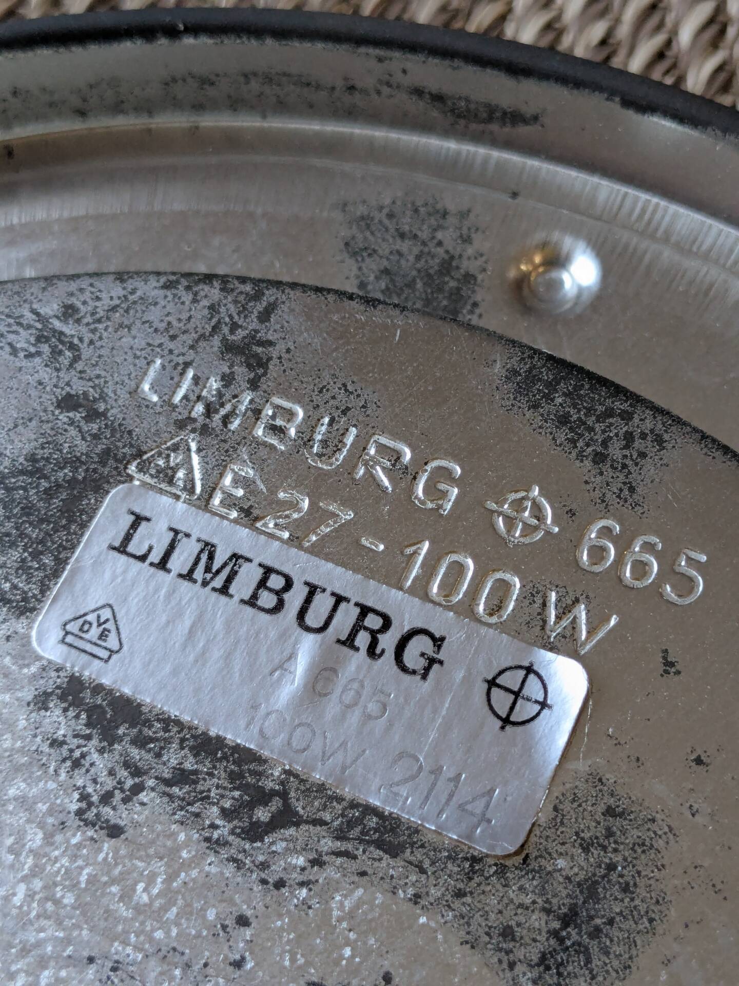 Limburg ceiling light with diamond points