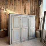 Old three-door workshop cabinet (renovated)