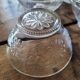 Set of 5 Moulded Glass Bowls with Floral Decoration – Circa 1970