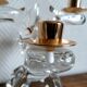 Paire de chandeliers cristal Schneider 1950