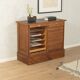 Unique Art Deco roll-top cabinet from the 1930s