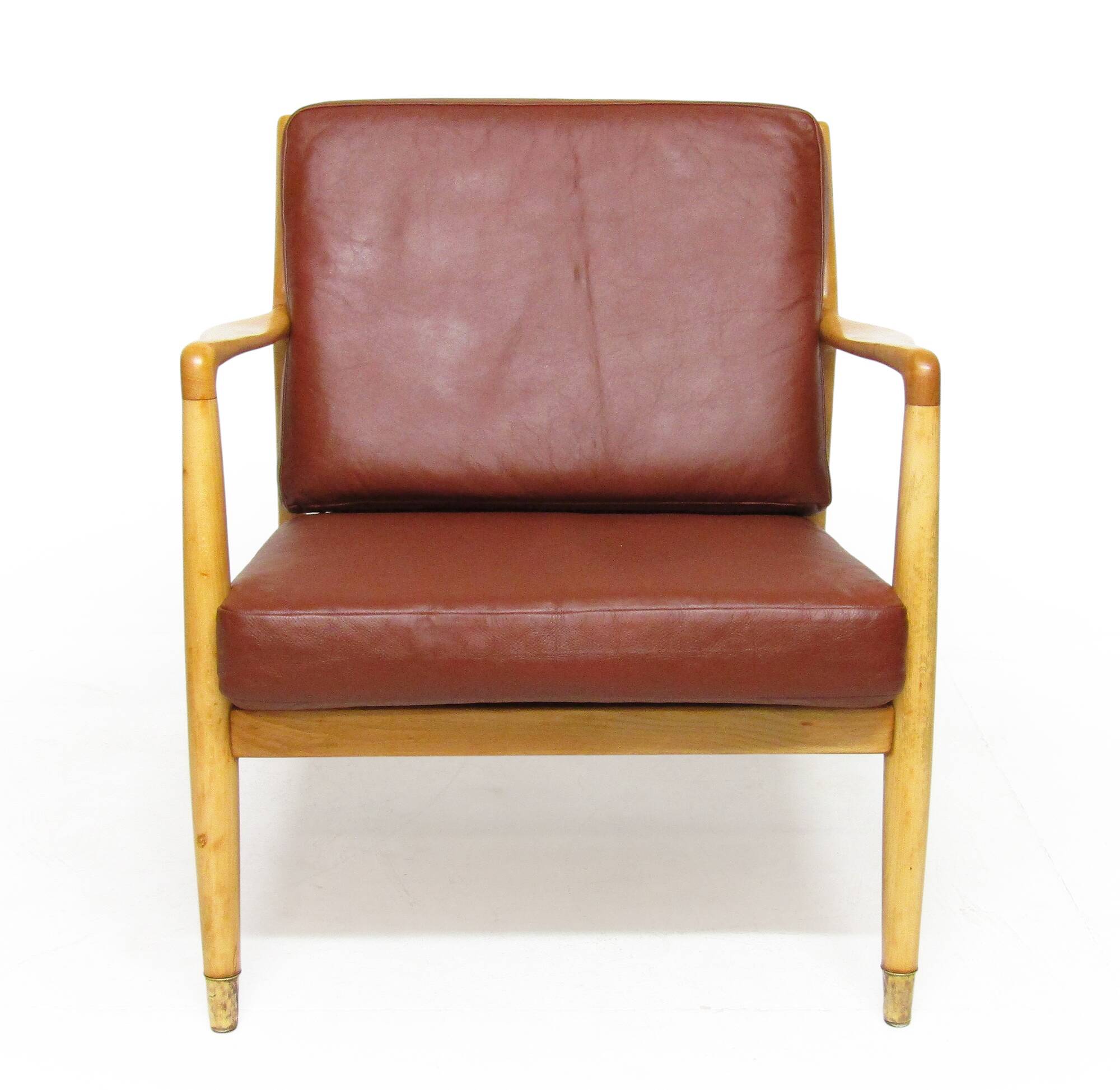 1950s Danish "USA 143" Lounge Chair by Folke Ohlsson for P Jeppesens
