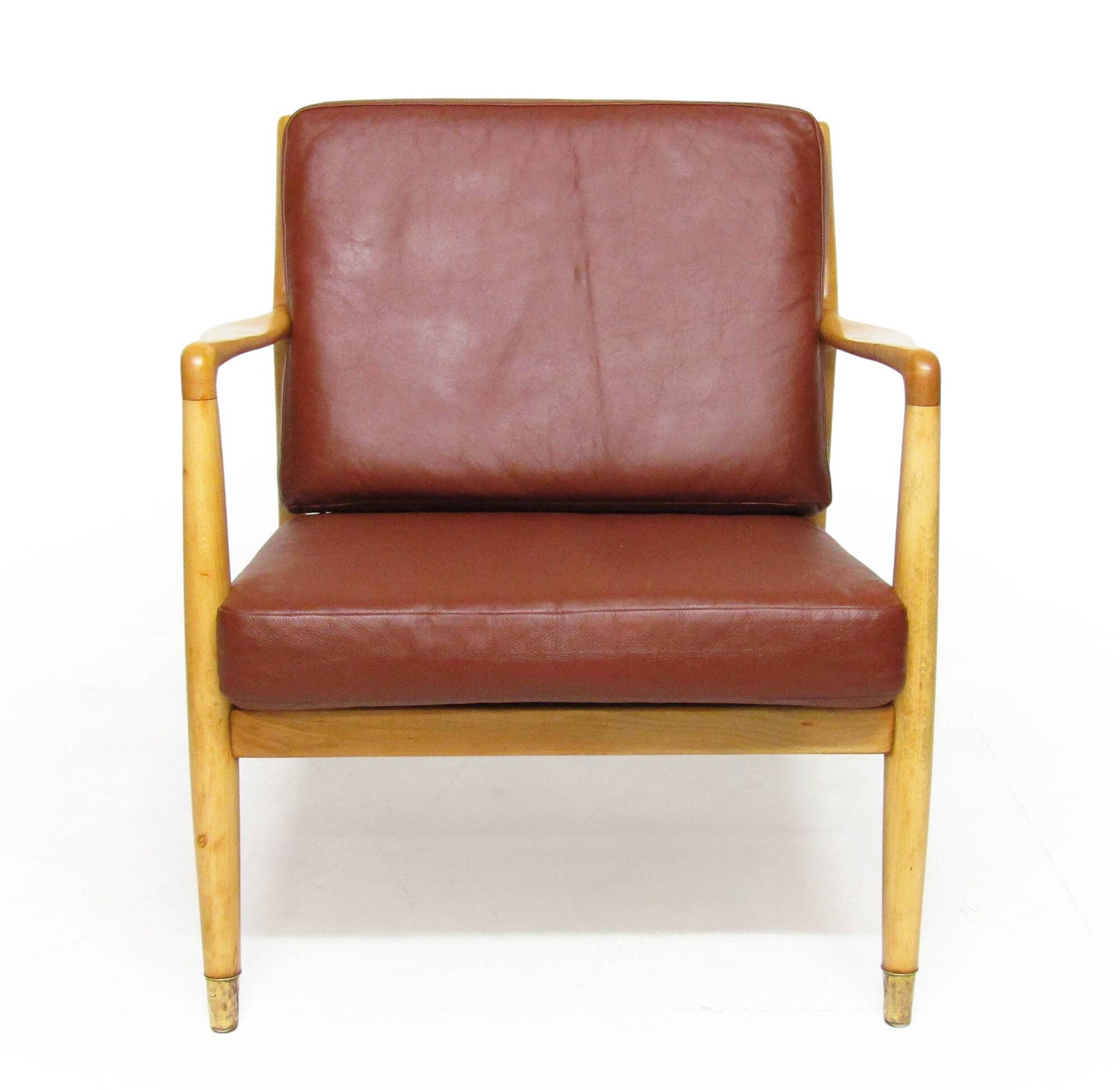 1950s Danish "USA 143" Lounge Chair by Folke Ohlsson for P Jeppesens
