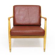 1950s Danish "USA 143" Lounge Chair by Folke Ohlsson for P Jeppesens
