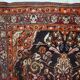 Tapis vintage fait main Tabriz du Moyen-Orient 135cm x 220cm (1950s)