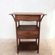 Vintage oak accent cabinet