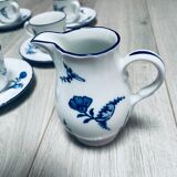 Set café bleu