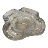 Empty pocket ashtray bubbles murano bubble