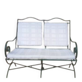 Wrought iron sofa