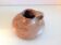 Flat vase in brown 60s-70s