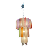 Italian Murano Glass Pop Art Chandelier, 1980s