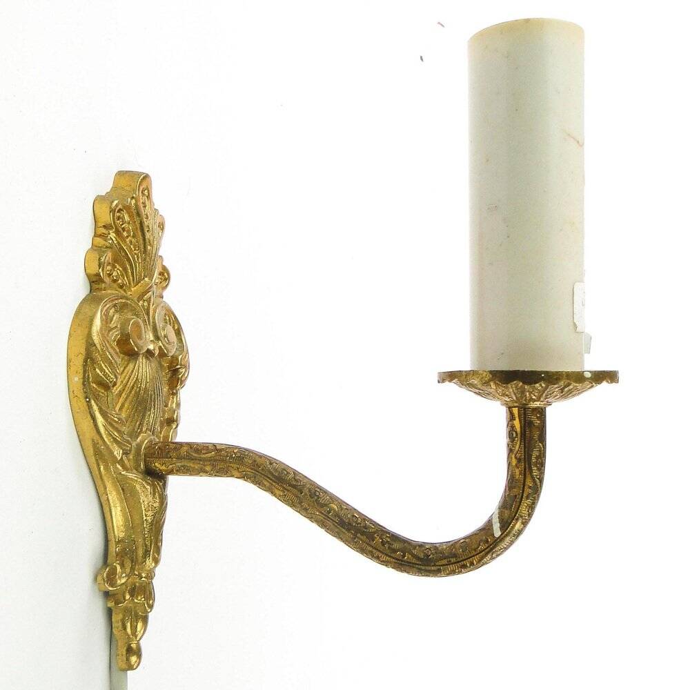 Rococo wall lamp, Sweden, 1970s