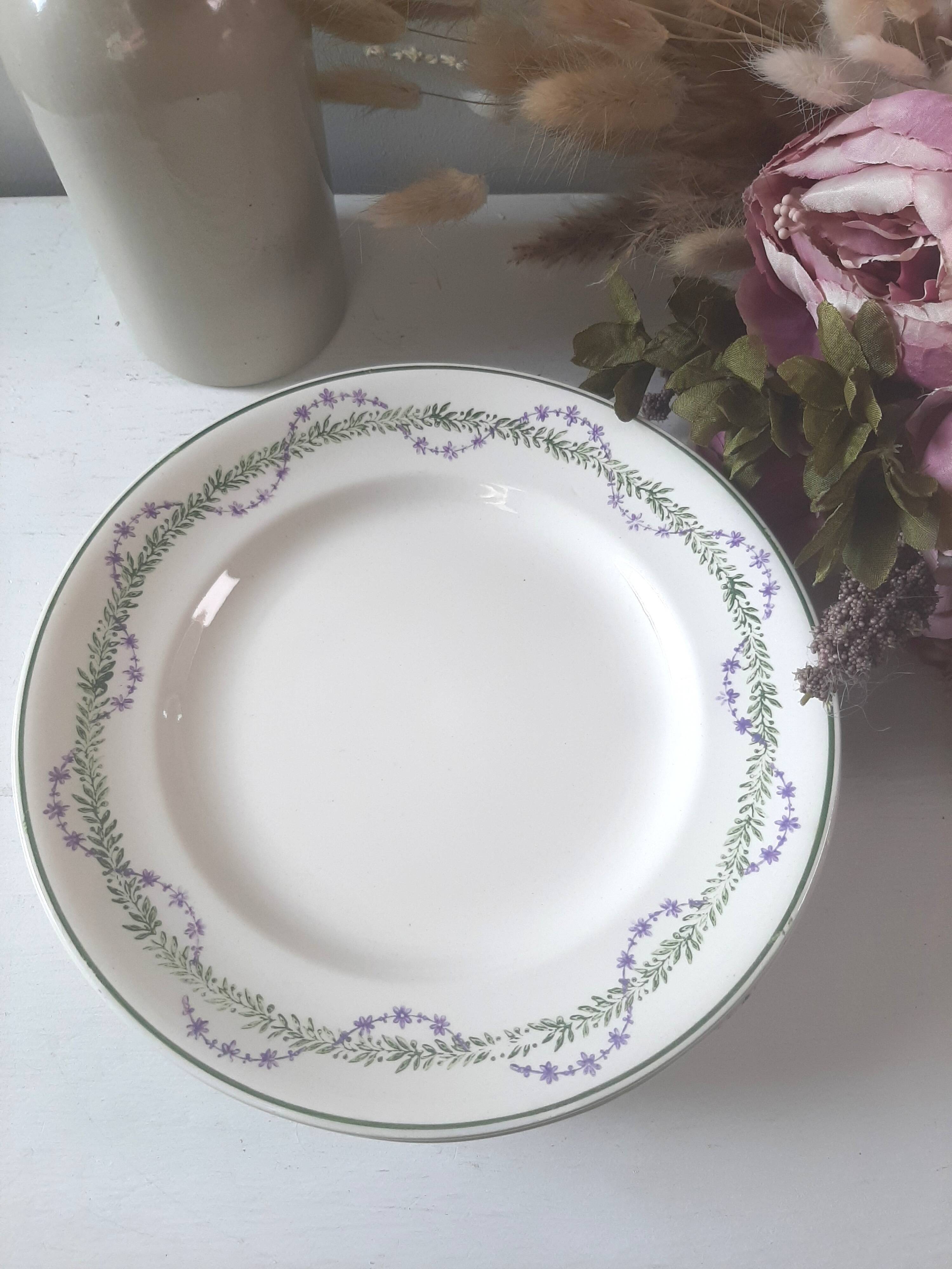 Assiettes à dessert Longwy